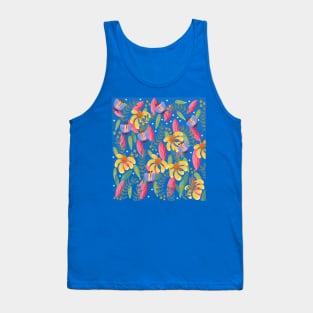 flower pattern illustration Tank Top